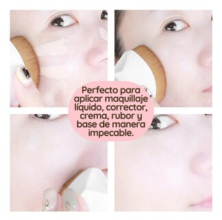 Foto 4 | Brocha Xtellar Plana De Maquillaje Para Base Corrector Polvo