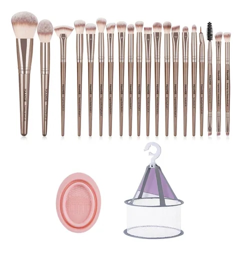 Xtellar Supreme Collection – Juego De 20 Brochas De Maquillaje Premium Con Accesorios De Limpieza Y Secado $679
