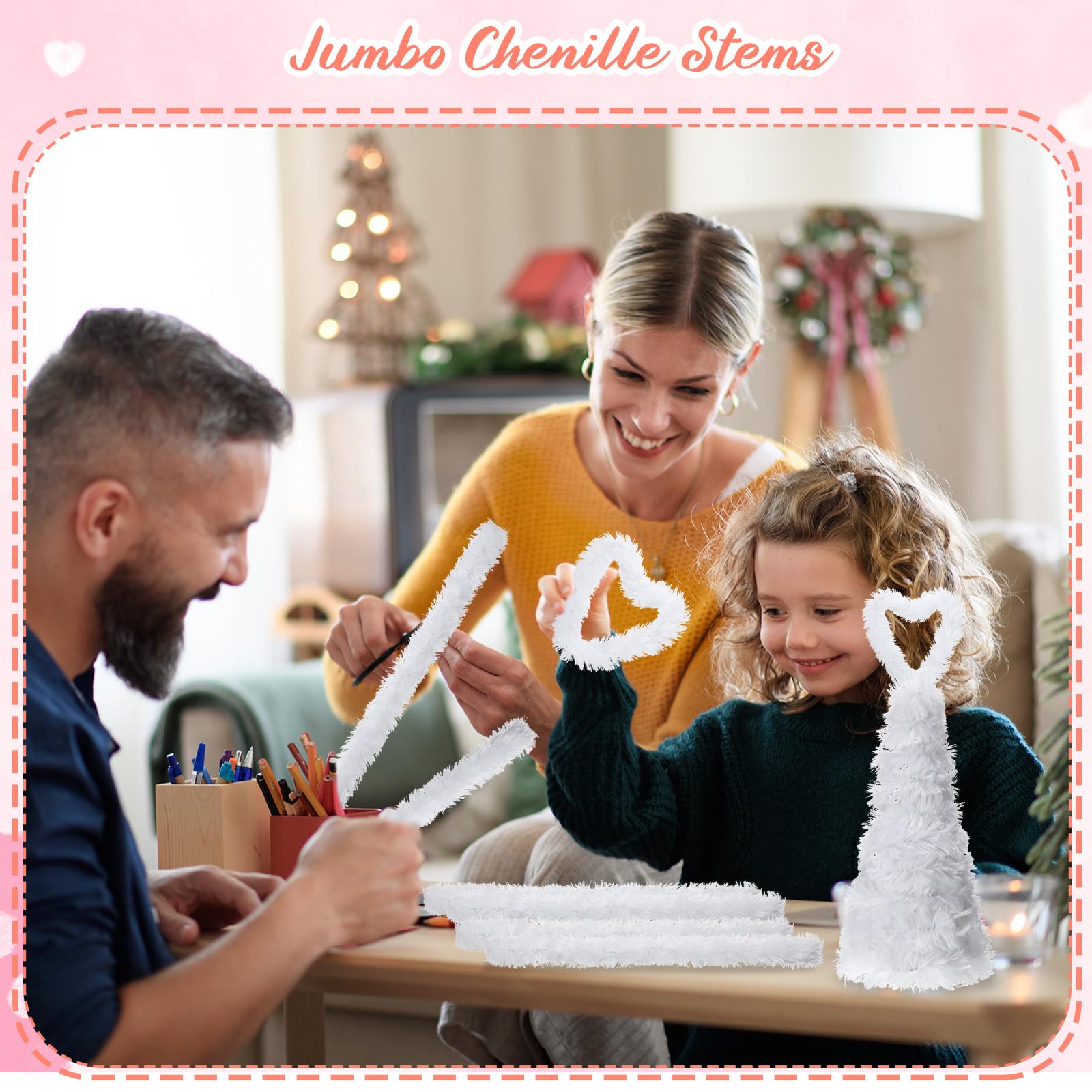 Foto 6 | Limpiapipas Hotop, Extra Gruesos, 30 Mm, Tamaño Jumbo, 30 Unidades, Color Blanco - Venta Internacional.