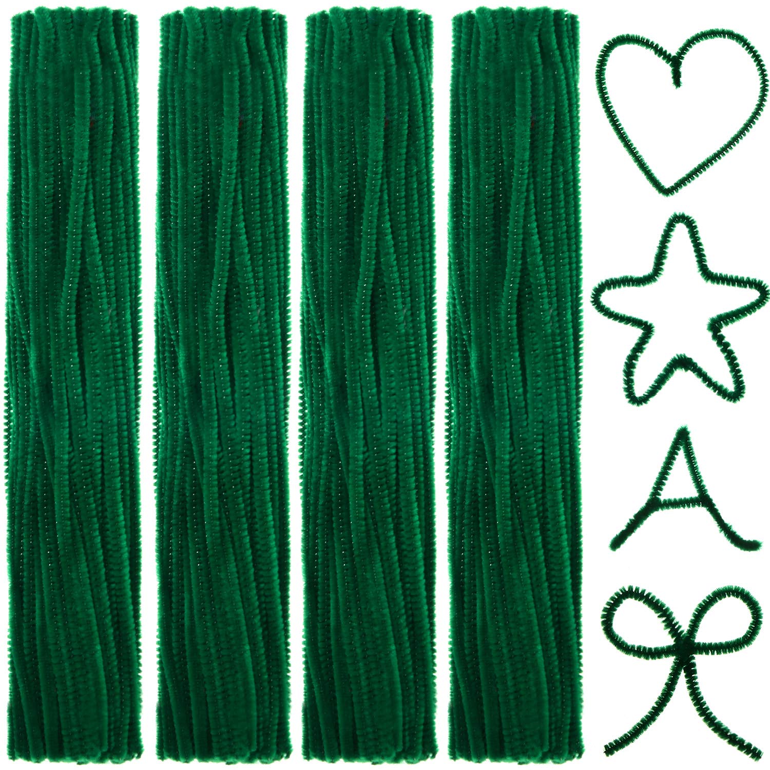 Foto 2 pulgar | Limpiapipas Bbto Jumbo Chenille Stem 400 Piezas (verde) - Venta Internacional.
