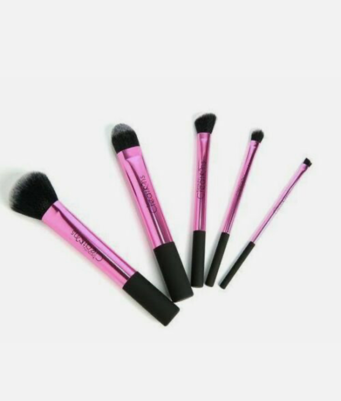 Set De 5 Brochas De Maquillaje Fucsia Beauty Creations