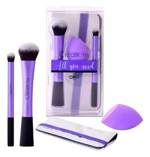 Foto 1 | Set De Brochas All You Need Morado Beauty Creations