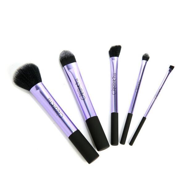 Foto 3 pulgar | Set De 5 Brochas De Maquillaje Morado Beauty Creations