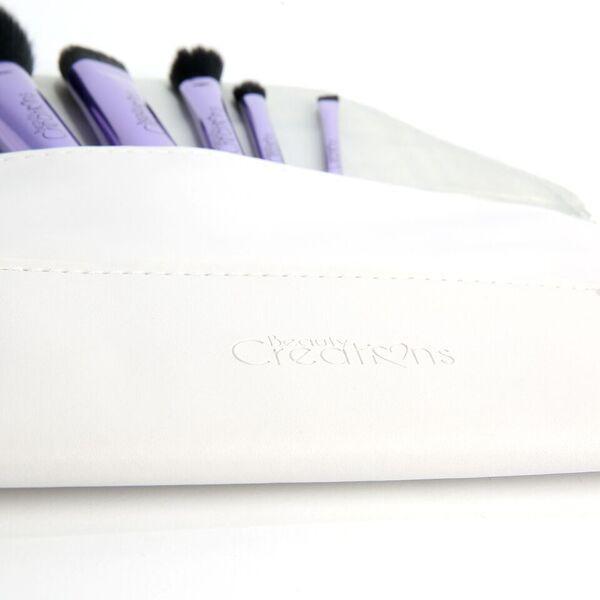 Foto 5 pulgar | Set De 5 Brochas De Maquillaje Morado Beauty Creations