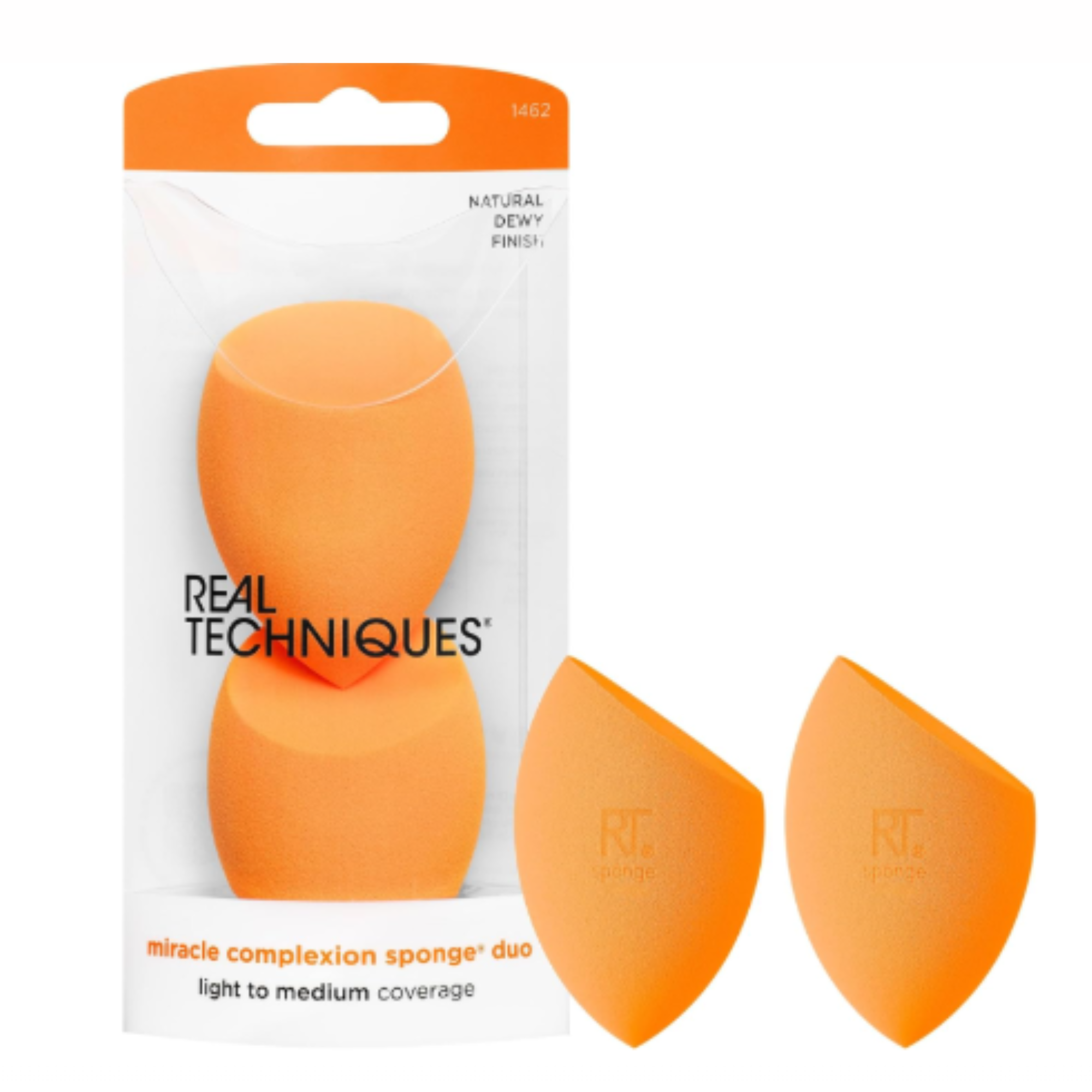 Foto 2 pulgar | Real Techniques, Paquete De 2 Esponjas Miracle Complexion, Esponja De Maquillaje Multifuncional 3 En 1, Tecnología