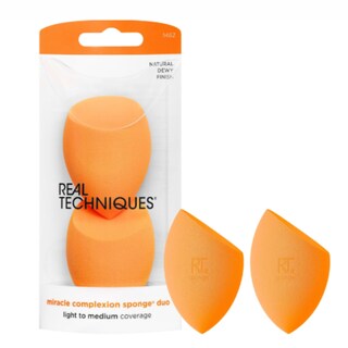 Foto 1 | Real Techniques, Paquete De 2 Esponjas Miracle Complexion, Esponja De Maquillaje Multifuncional 3 En 1, Tecnología