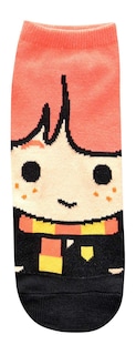 Foto 5 | Pack De 5 Calcetines Tobilleros Con Diseño Artístico De Harry Potter, Bonito Personaje De Chibi - Venta Internacional.