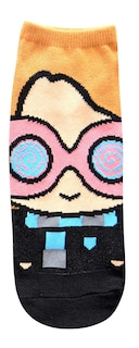 Foto 6 | Pack De 5 Calcetines Tobilleros Con Diseño Artístico De Harry Potter, Bonito Personaje De Chibi - Venta Internacional.