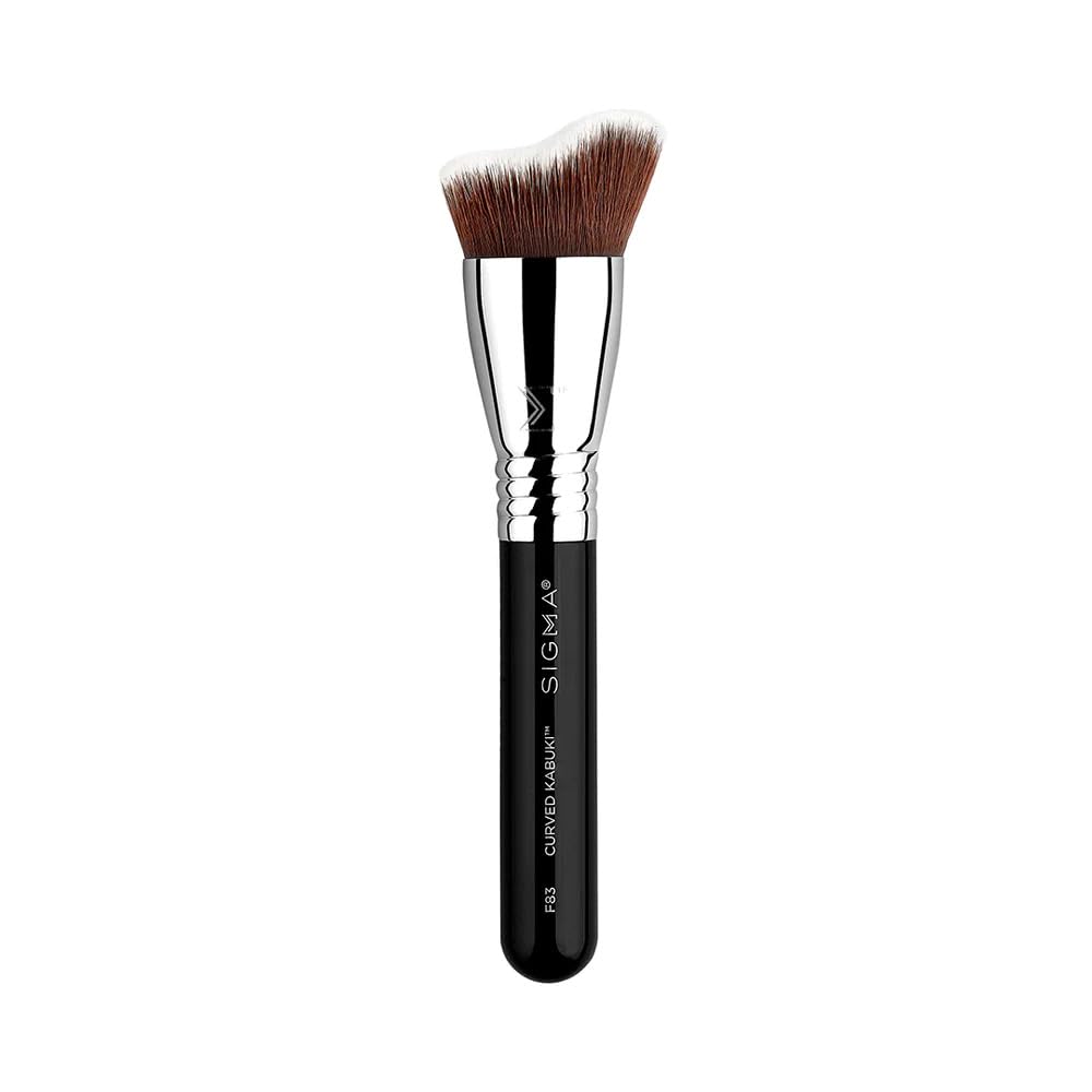 Brocha De Maquillaje Sigma Beauty Curved Kabuki-f83 - Venta Internacional.