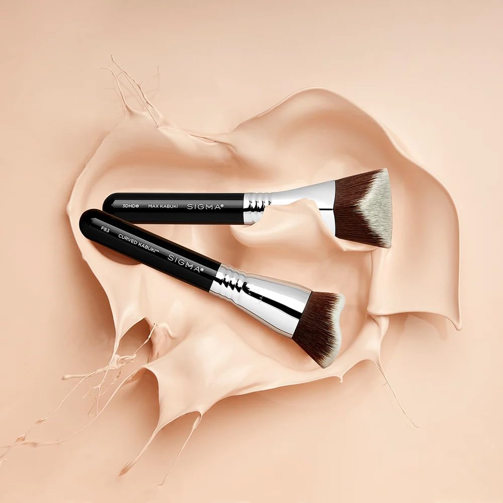 Foto 4 pulgar | Brocha De Maquillaje Sigma Beauty Curved Kabuki-f83 - Venta Internacional.
