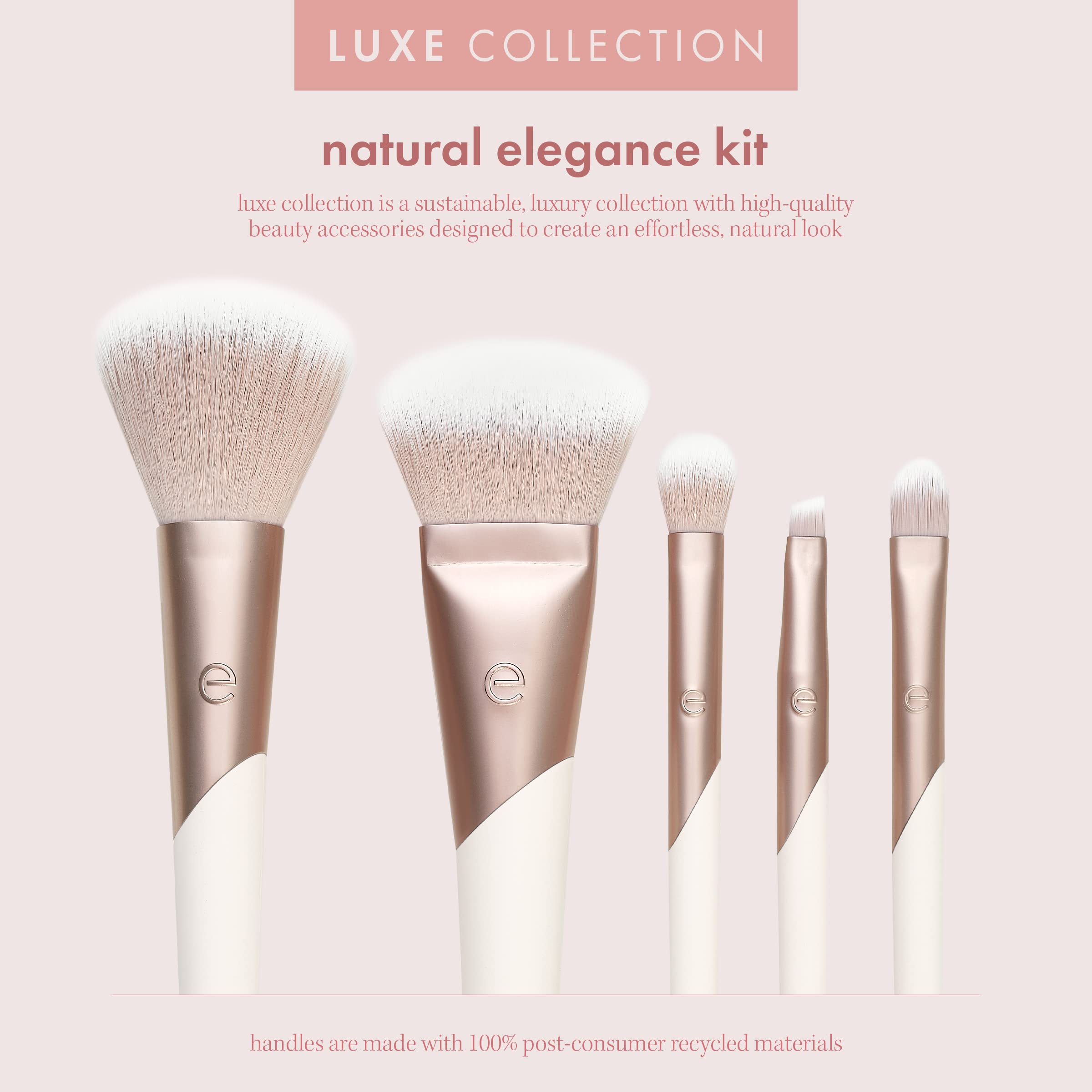 Foto 4 pulgar | Juego De Cepillos Ecotools Luxe Natural Elegance Professional, 5 Piezas - Venta Internacional.