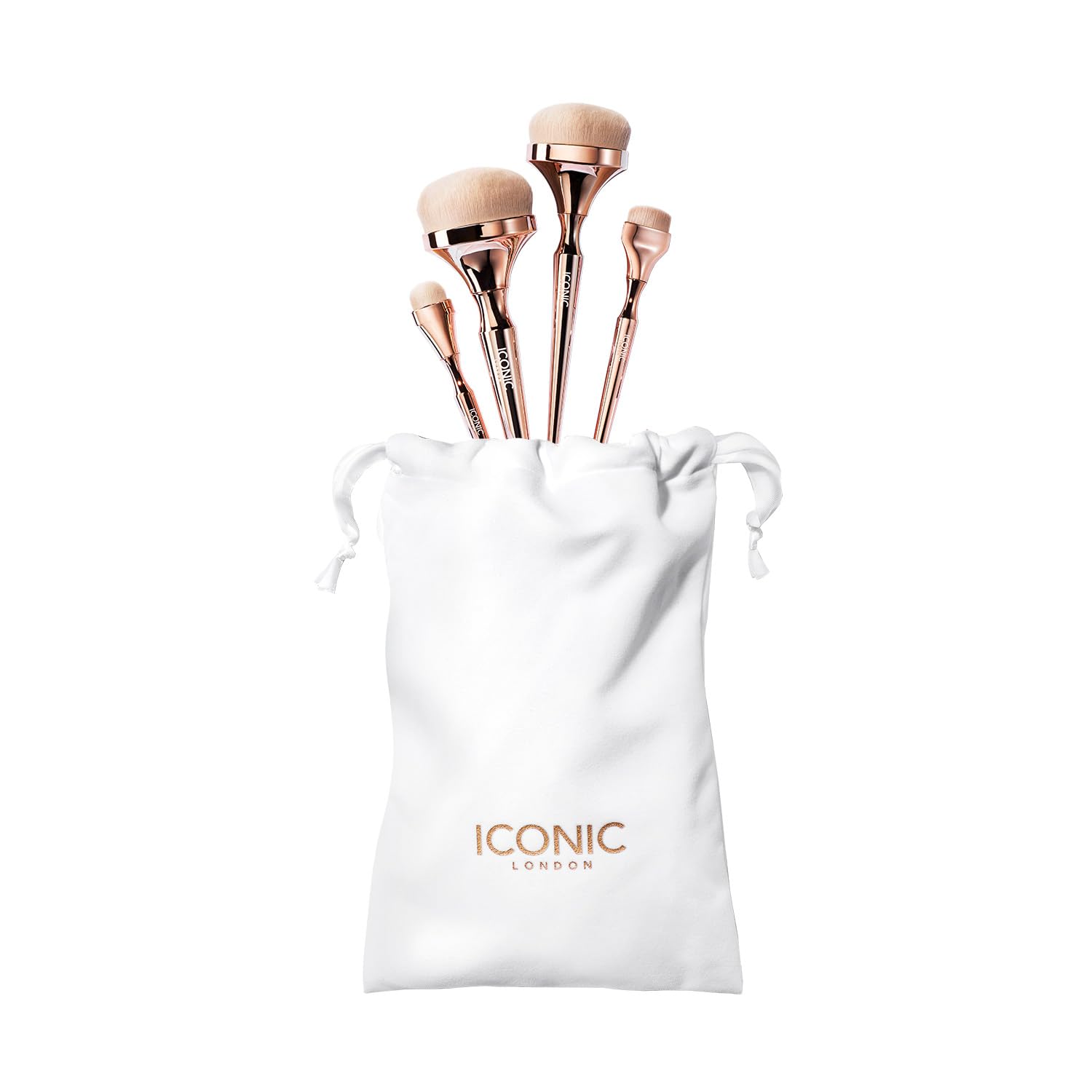 Set De Brochas De Maquillaje Iconic London Luxury Hd Blend Base Set - Venta Internacional.
