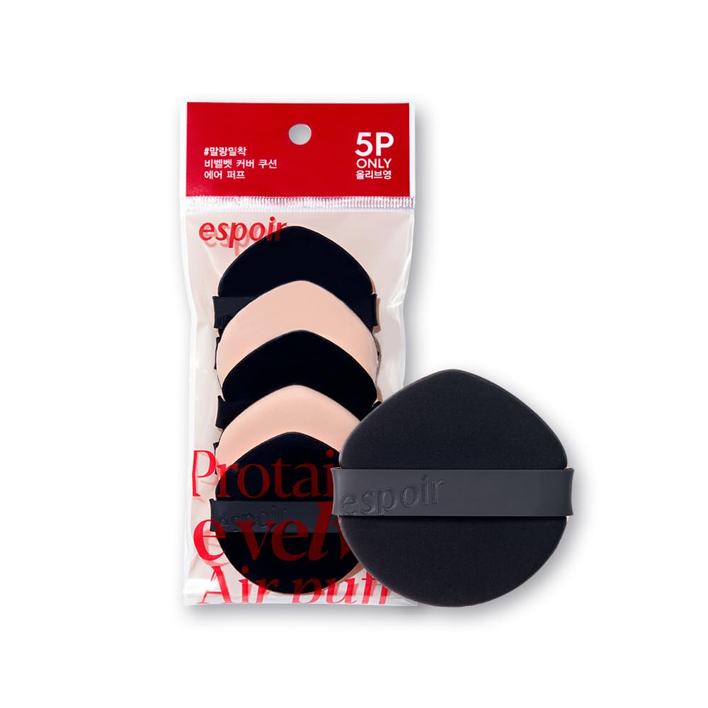 Esponja Aplicadora De Maquillaje Espoir Be Velvet Air Puff, 5 Unidades - Venta Internacional.