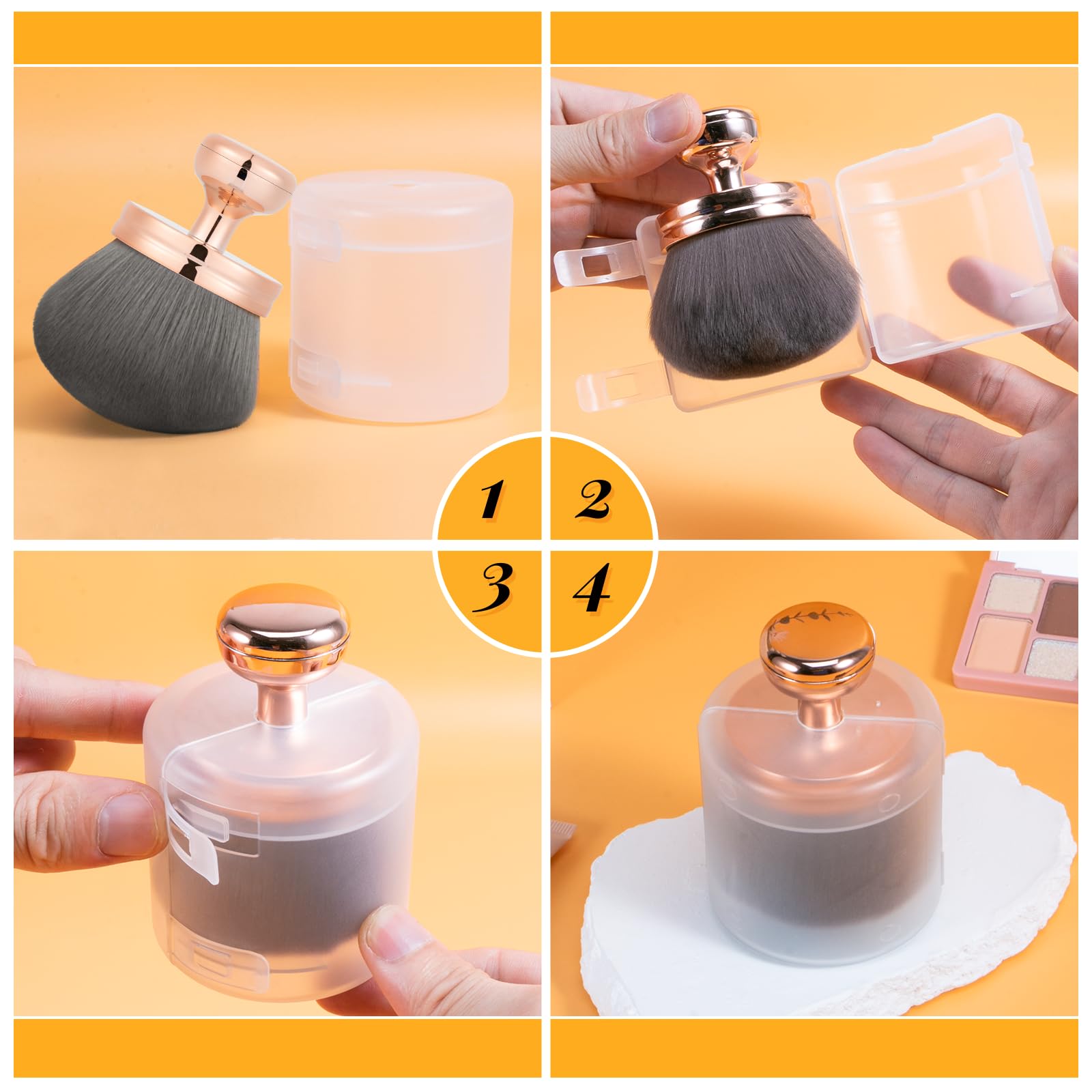 Foto 4 pulgar | Brocha De Maquillaje Yoseng Extra Large Body Vegan Kabuki Brush - Venta Internacional.