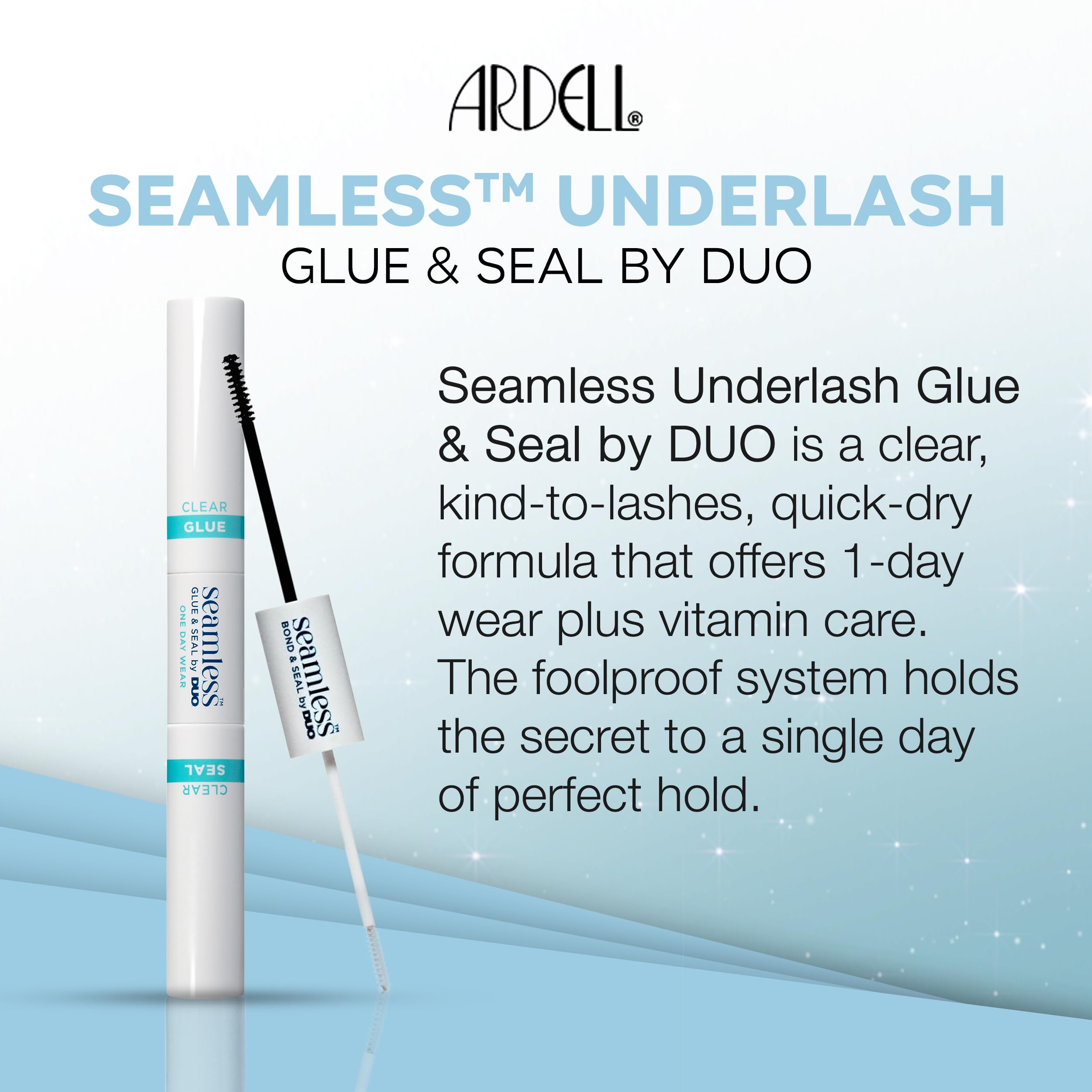 Foto 4 pulgar | Pegamento Para Pestañas Ardell Seamless Under Lash Clusters, 4,2 Ml, Transparente - Venta Internacional.