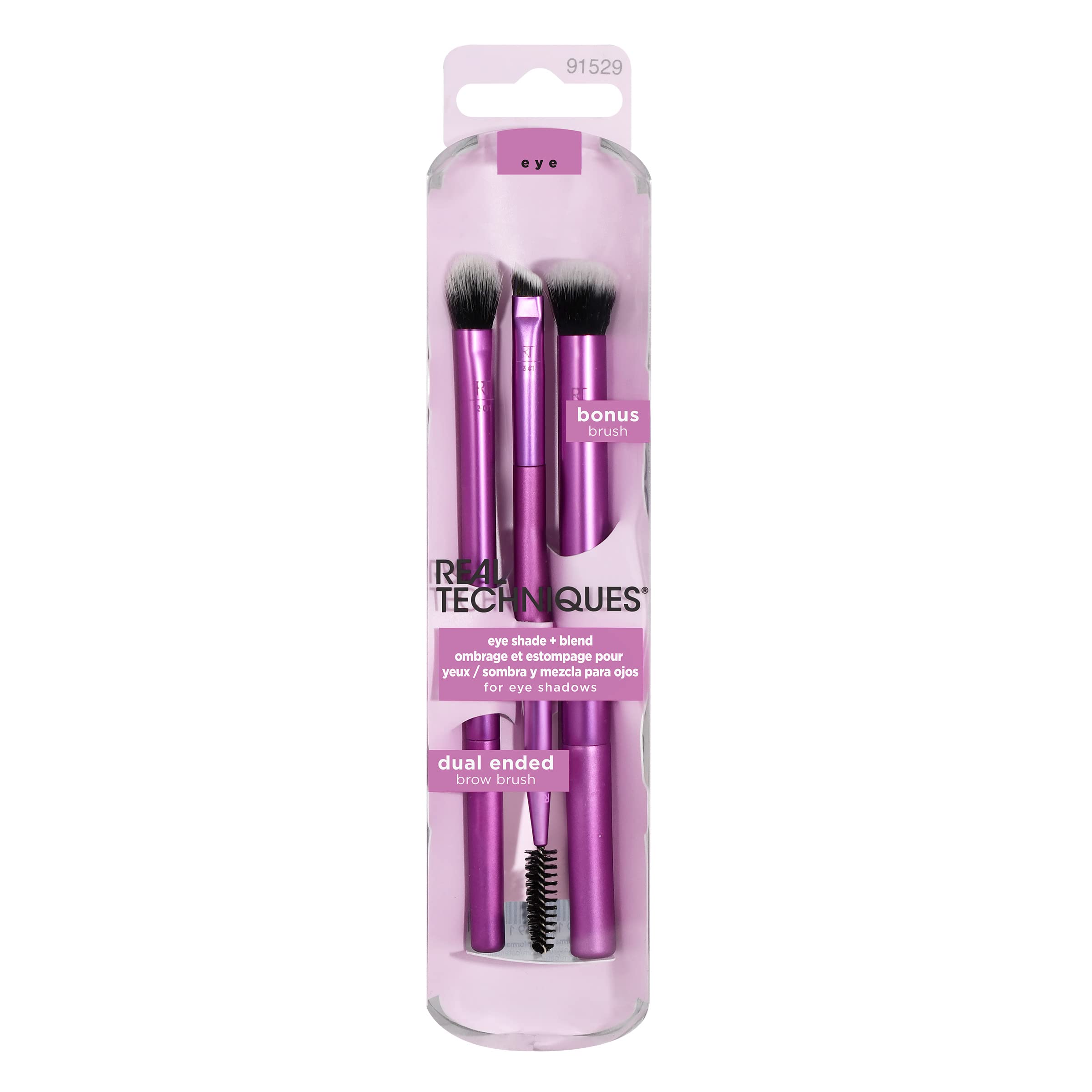 Foto 2 | Brochas De Maquillaje Trio Real Techniques Eye Share & Blend, 3 Unidades - Venta Internacional.