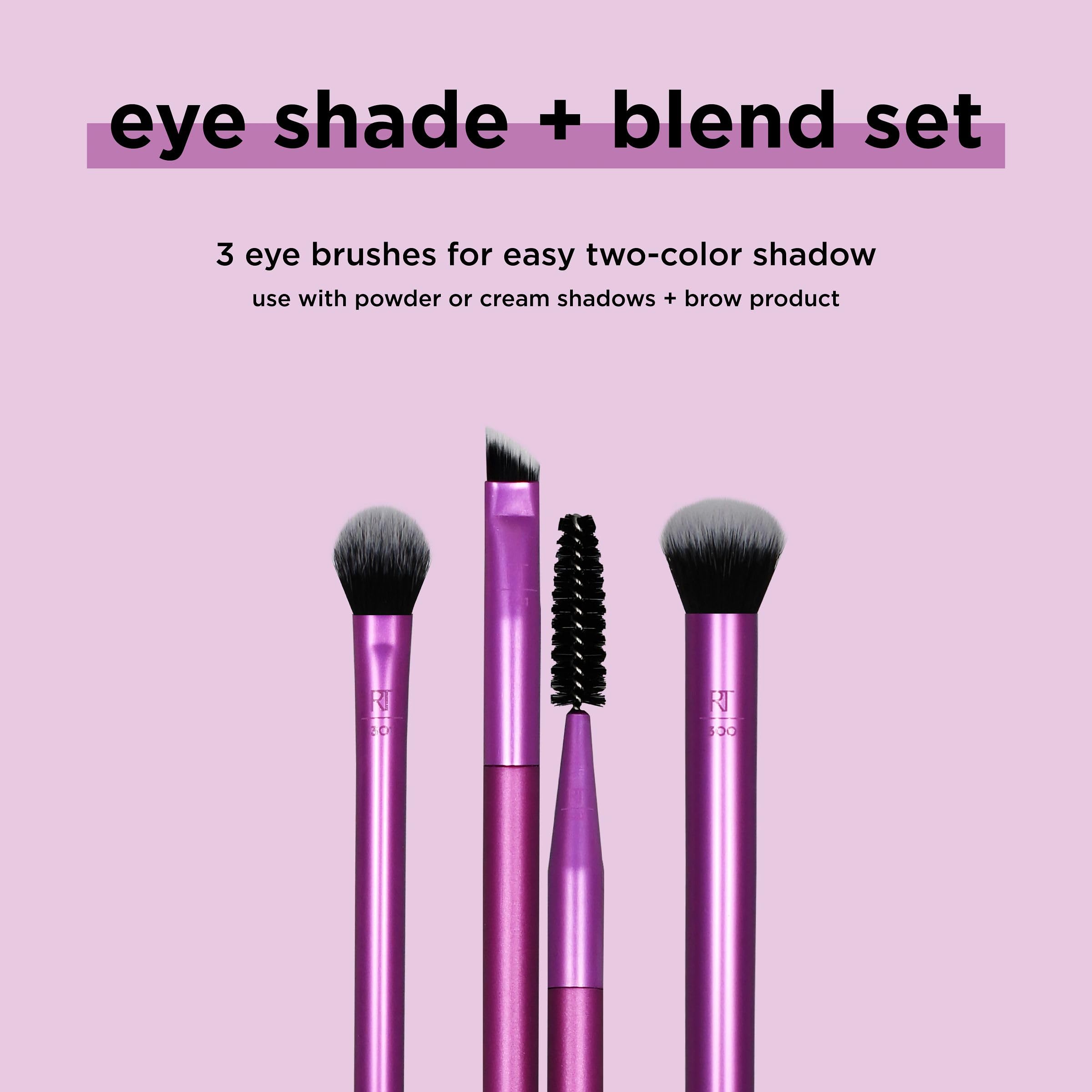 Foto 4 pulgar | Brochas De Maquillaje Trio Real Techniques Eye Share & Blend, 3 Unidades - Venta Internacional.