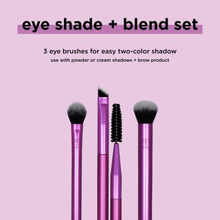 Foto 3 | Brochas De Maquillaje Trio Real Techniques Eye Share & Blend, 3 Unidades - Venta Internacional.