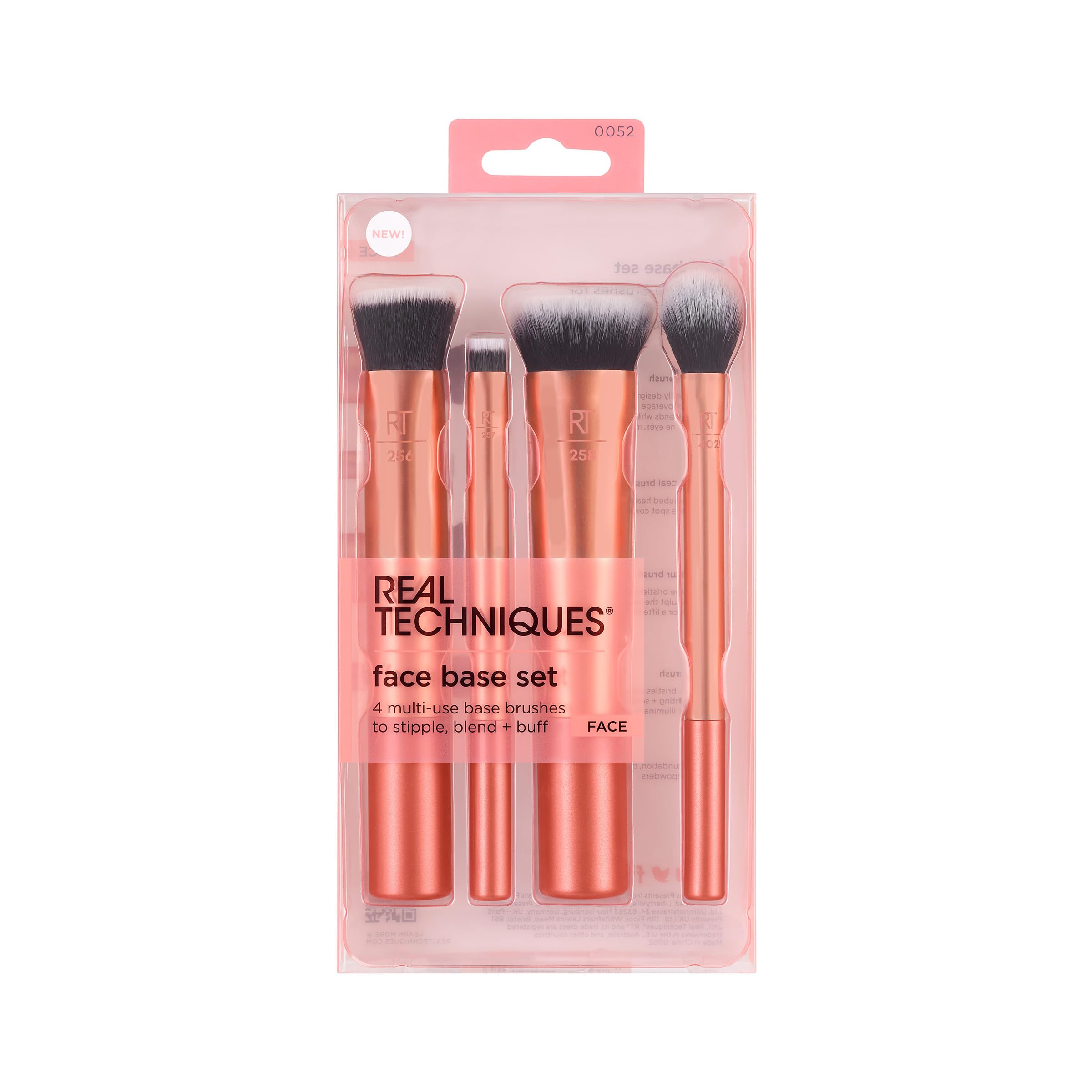Foto 3 pulgar | Juego De Brochas De Maquillaje Real Techniques Face Base, Juego De 4 Piezas - Venta Internacional.