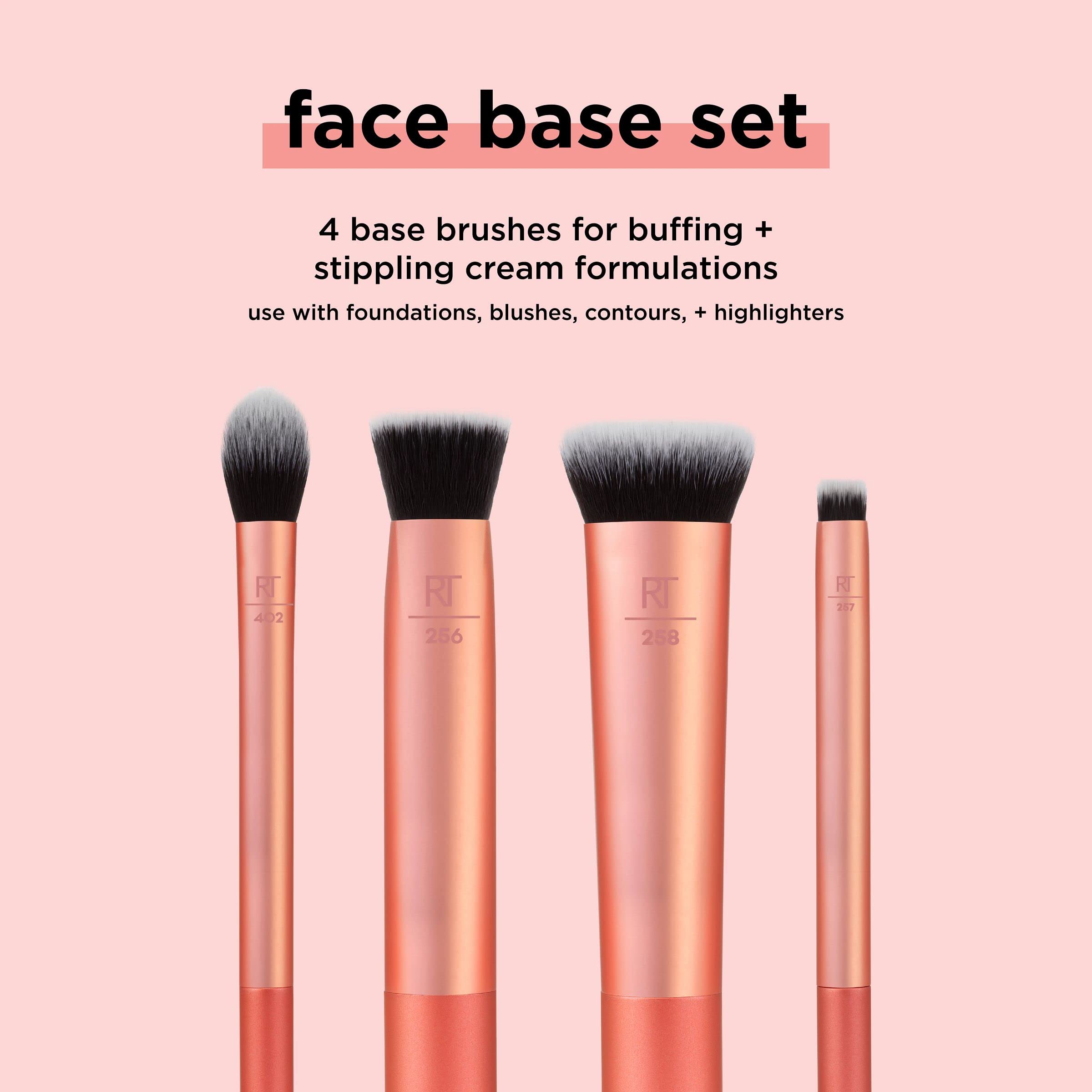 Foto 4 pulgar | Juego De Brochas De Maquillaje Real Techniques Face Base, Juego De 4 Piezas - Venta Internacional.