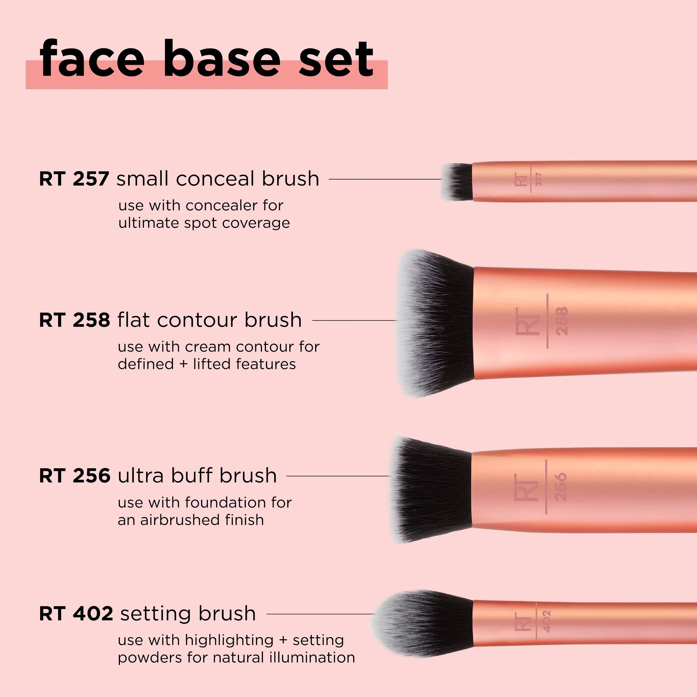 Foto 5 pulgar | Juego De Brochas De Maquillaje Real Techniques Face Base, Juego De 4 Piezas - Venta Internacional.