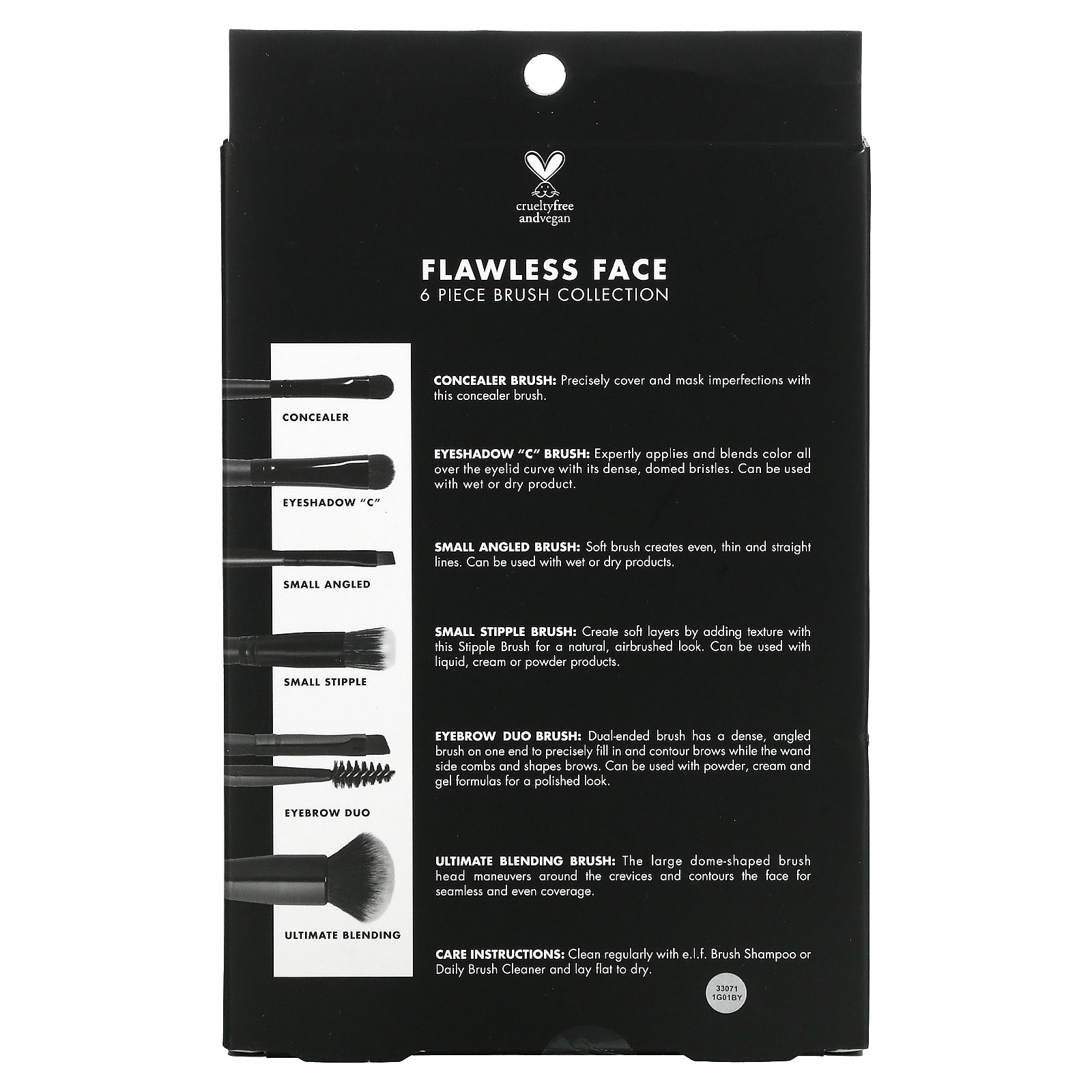 Foto 4 pulgar | Kit Facial Impecable E.l.f., De Brush Collection, 6 Piezas - Venta Internacional.