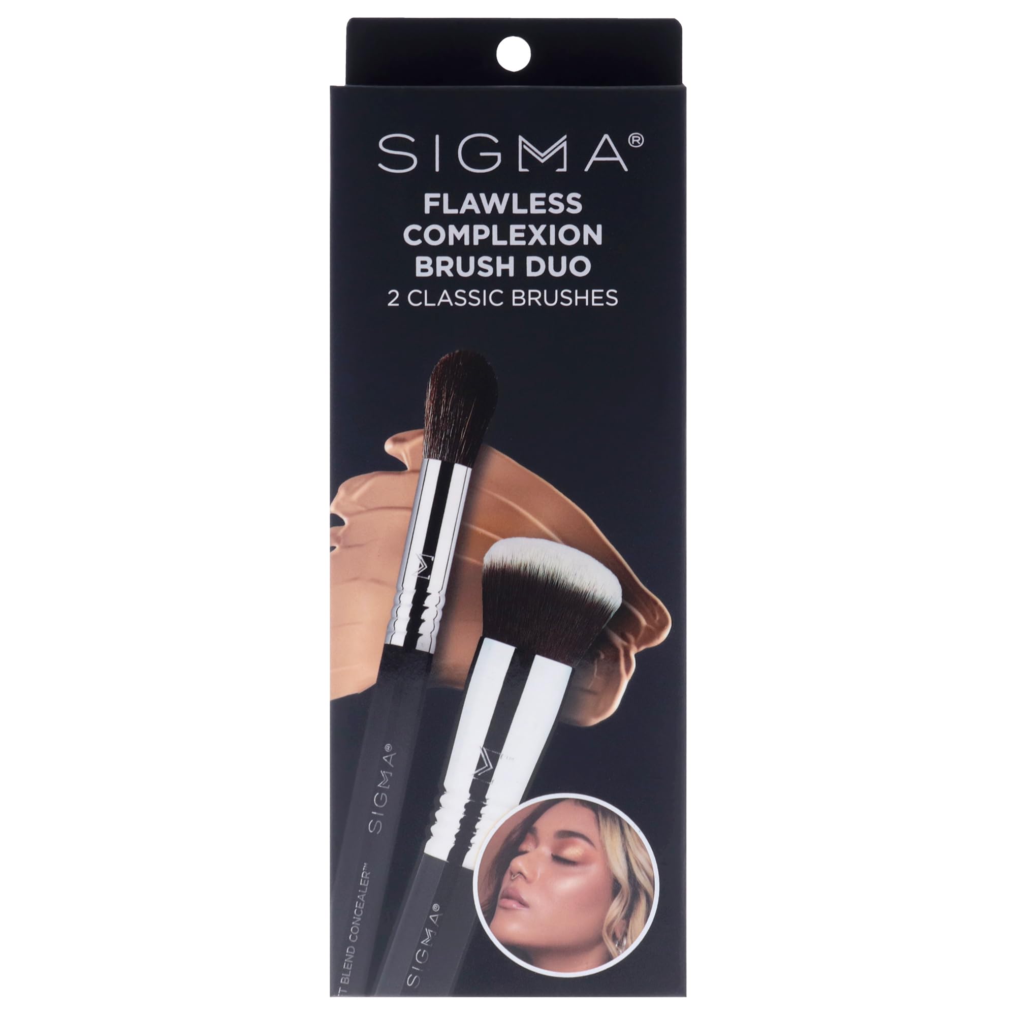 Foto 6 pulgar | Brush Duo Sigma Flawless Complexion F82 Round Kabuki F64 - Venta Internacional.