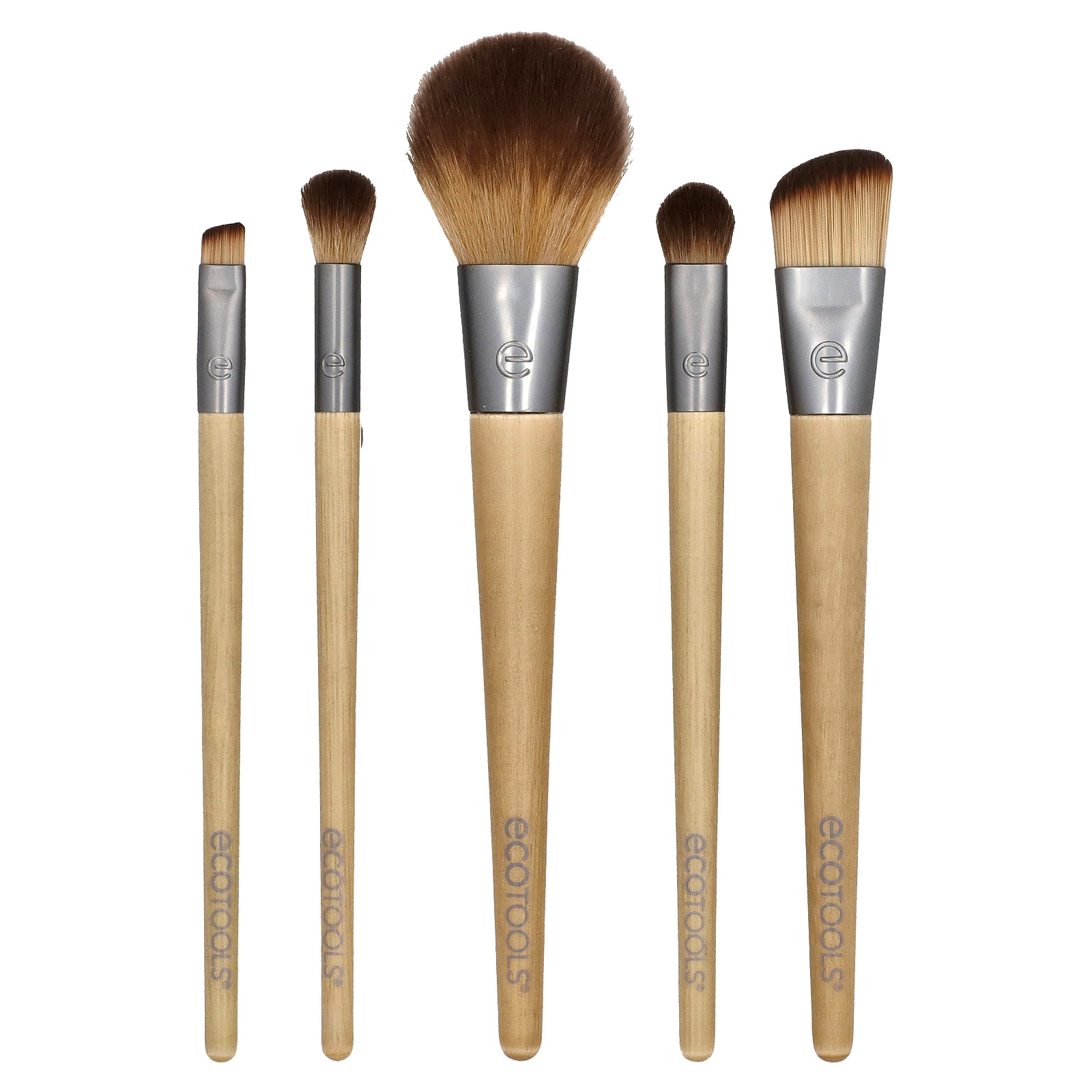 Juego De Brochas Ecotools Start The Day Beautifully  5 Piezas Con Lata - Venta Internacional.