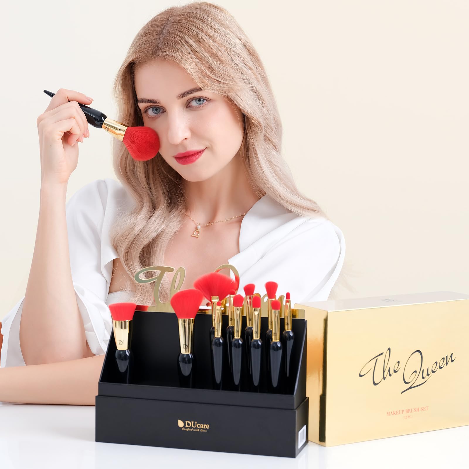 Foto 2 | Juego De Brochas De Maquillaje Ducare The Queen Series  12 Piezas Con Estuche - Venta Internacional.