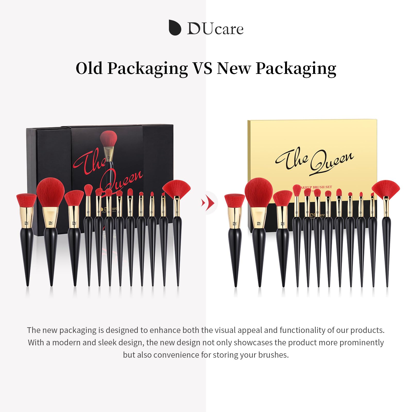 Foto 6 | Juego De Brochas De Maquillaje Ducare The Queen Series  12 Piezas Con Estuche - Venta Internacional.
