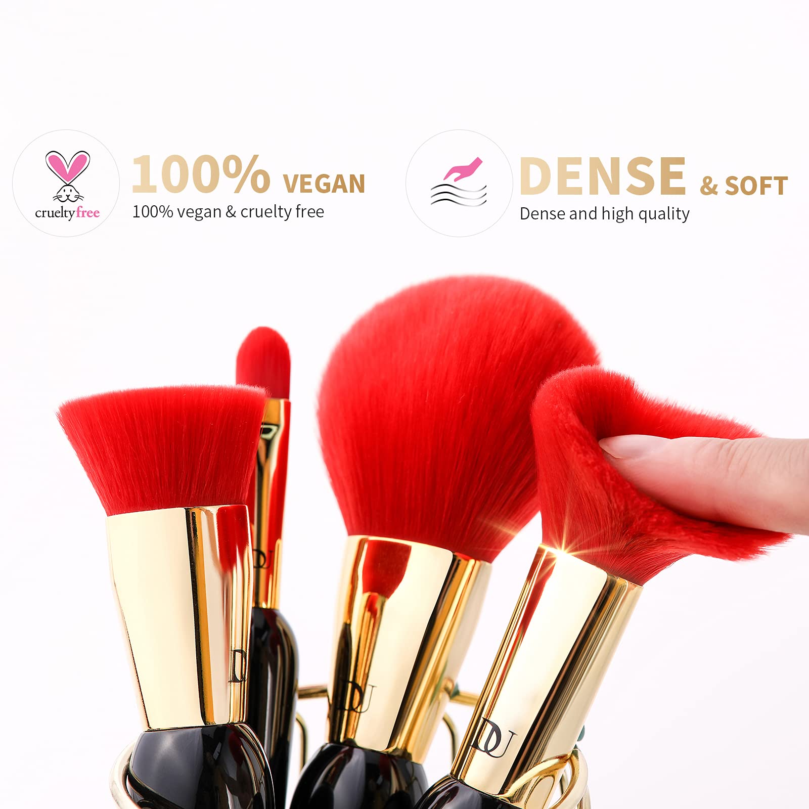 Foto 8 pulgar | Juego De Brochas De Maquillaje Ducare The Queen Series  12 Piezas Con Estuche - Venta Internacional.