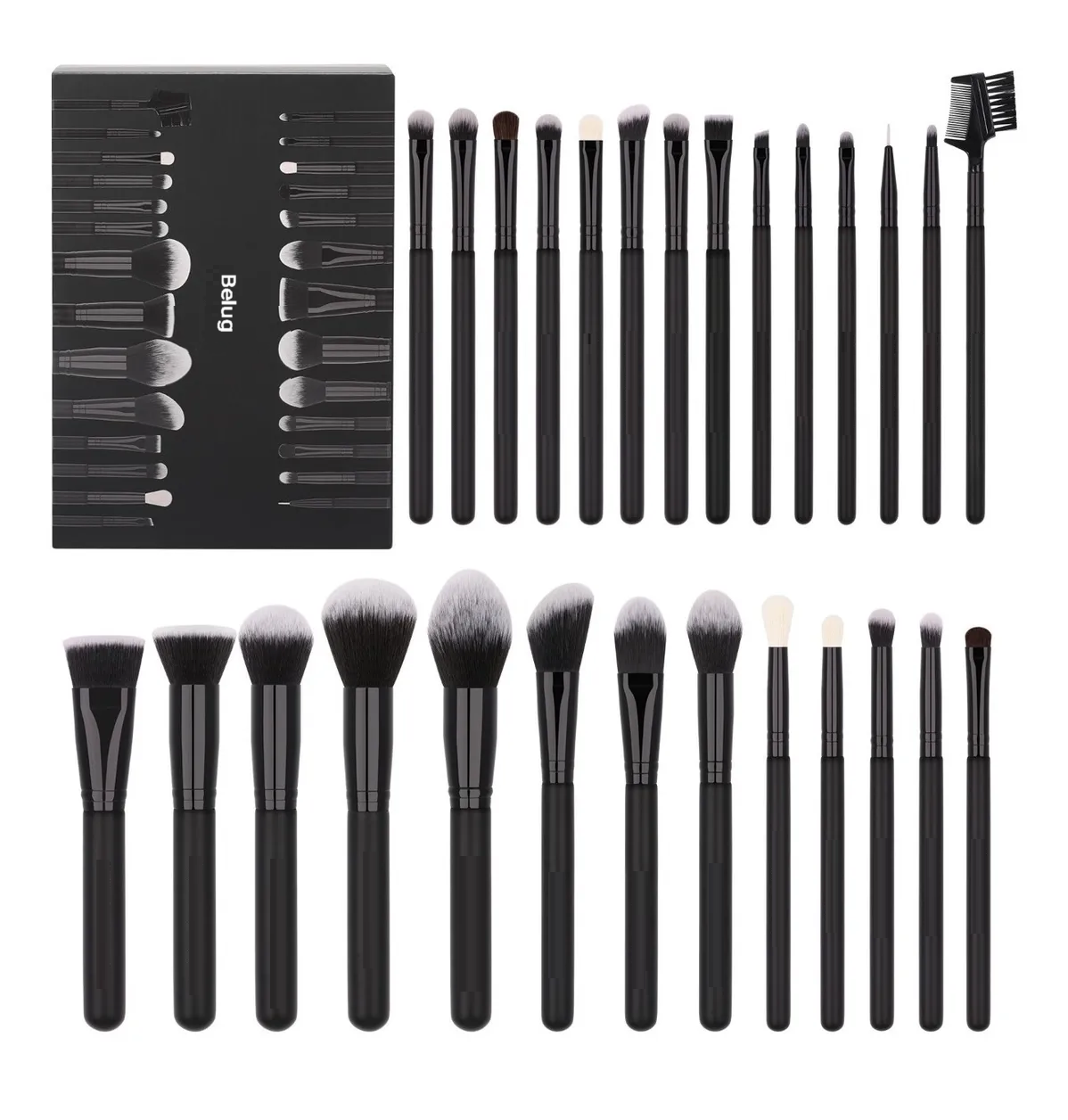 Foto 4 pulgar | Brochas Para Maquillaje  27 En 1 Negro