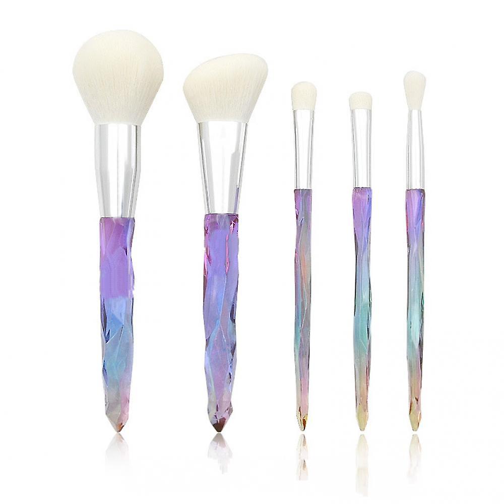 Foto 2 pulgar | Juego De Brochas De Maquillaje Huoguo  Embalaje De Pvc Con Cristal De Diamante Transparente - Venta Internacional.