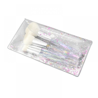 Foto 2 | Juego De Brochas De Maquillaje Huoguo Embalaje De Pvc Con Cristal De Diamante Transparente - Venta Internacional.