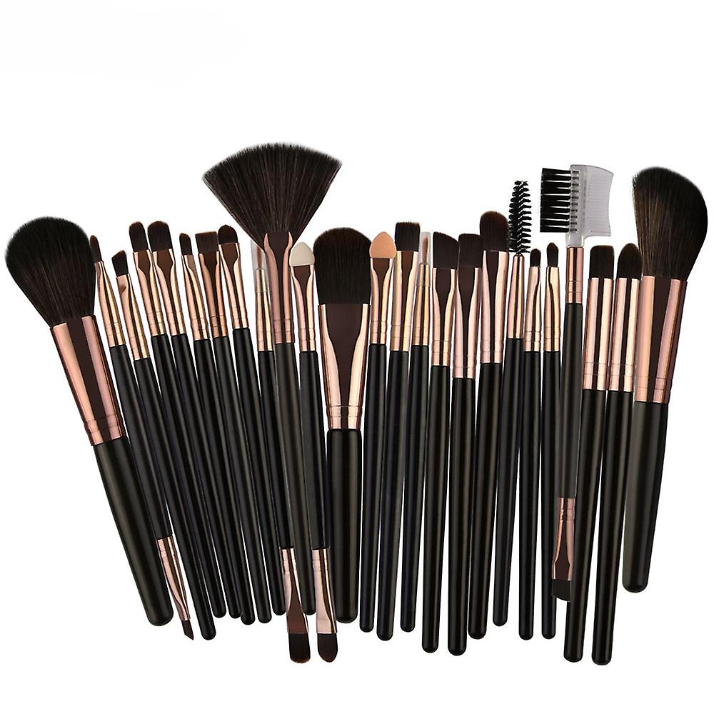 Foto 2 | Juego De Brochas De Maquillaje Huoguo  25 Unidades  Brochas Para Colorete Y Sombra De Ojos - Venta Internacional.