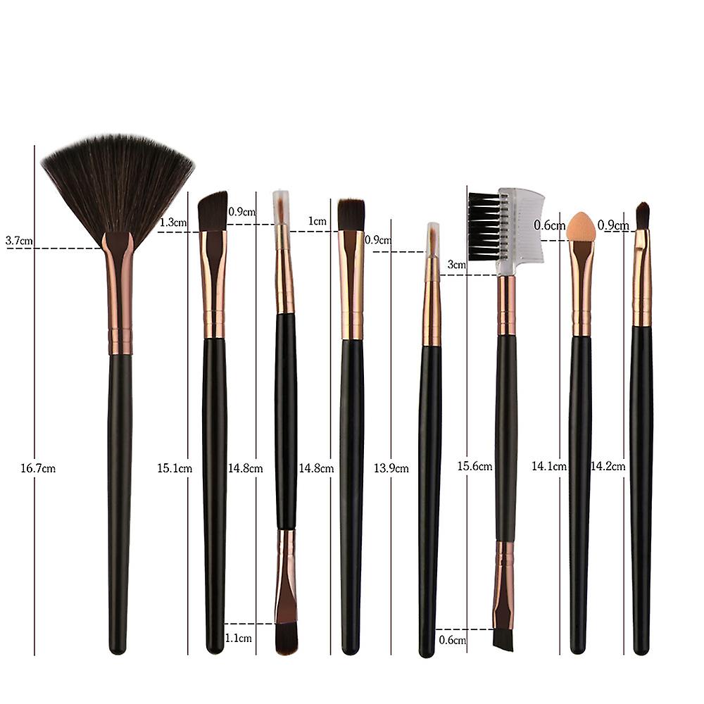 Foto 3 | Juego De Brochas De Maquillaje Huoguo  25 Unidades  Brochas Para Colorete Y Sombra De Ojos - Venta Internacional.