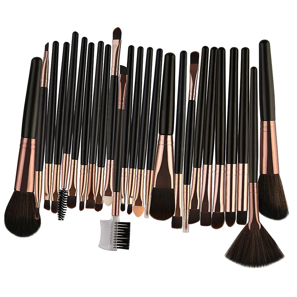 Foto 6 pulgar | Juego De Brochas De Maquillaje Huoguo  25 Unidades  Brochas Para Colorete Y Sombra De Ojos - Venta Internacional.