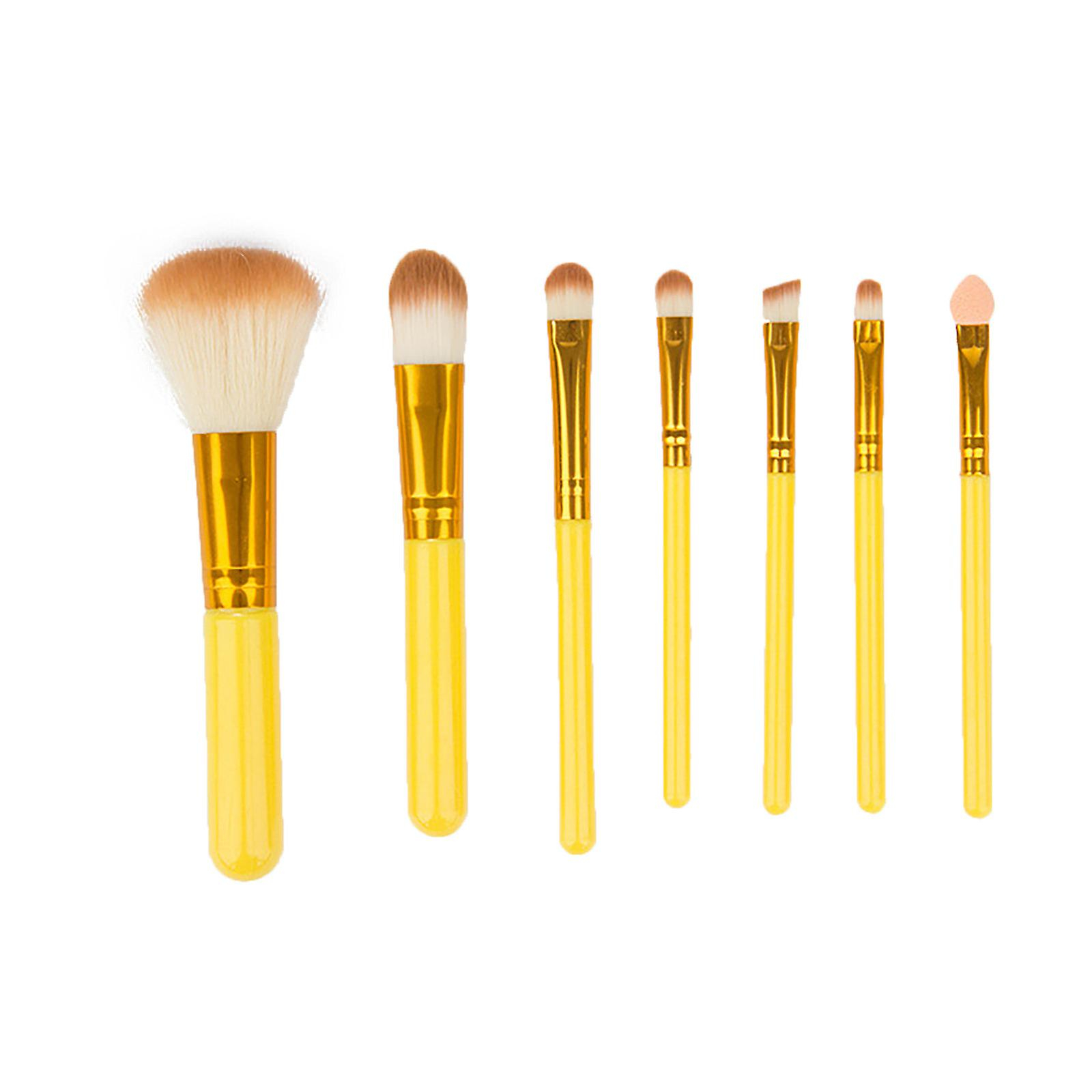 Foto 1 | Set De Brochas De Maquillaje  7 Unidades  Para Sombra De Ojos  Colorete  Polvo Suelto - Venta Internacional.
