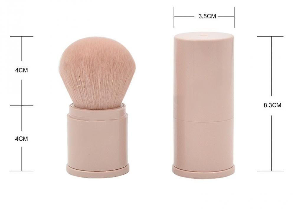 Foto 1 | Brocha De Maquillaje Huoguo  Portátil  Retráctil  Colorete En Polvo  Rosa - Venta Internacional.