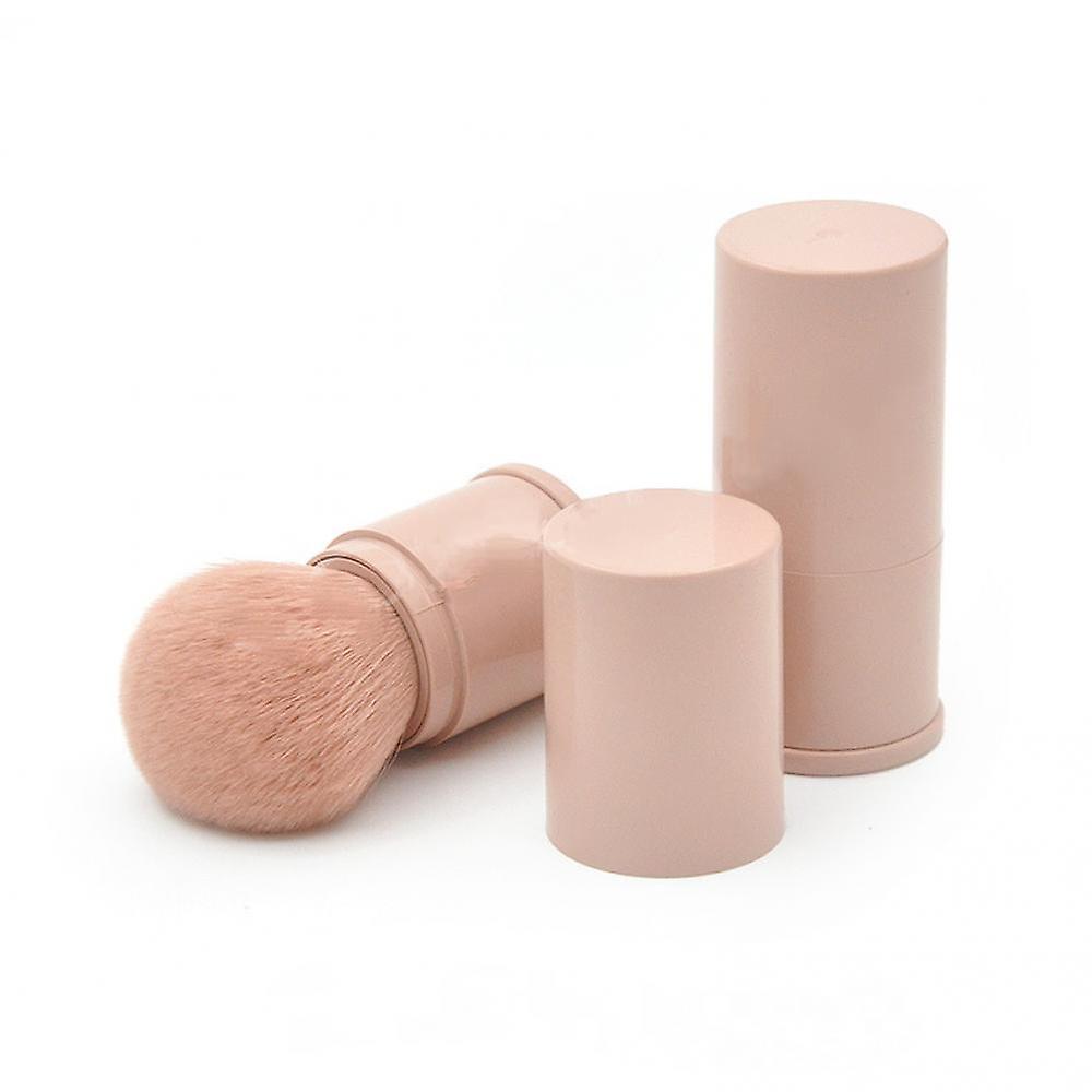 Foto 2 | Brocha De Maquillaje Huoguo  Portátil  Retráctil  Colorete En Polvo  Rosa - Venta Internacional.