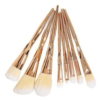 Foto 1 | Set De Brochas De Maquillaje Huoguo 8 Unidades Para Base Y Delineador De Cejas - Venta Internacional.