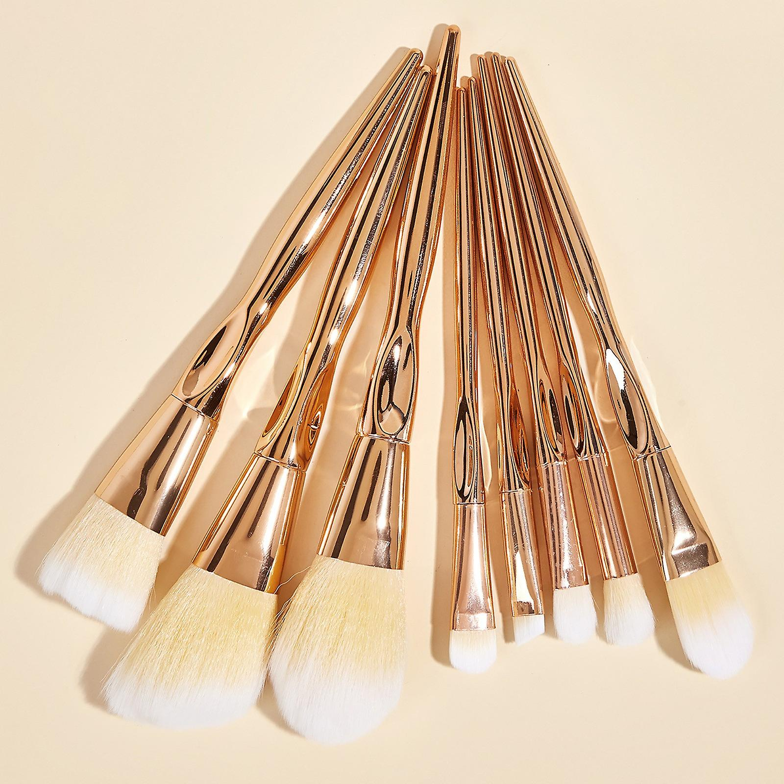 Foto 4 pulgar | Set De Brochas De Maquillaje Huoguo  8 Unidades  Para Base Y Delineador De Cejas - Venta Internacional.