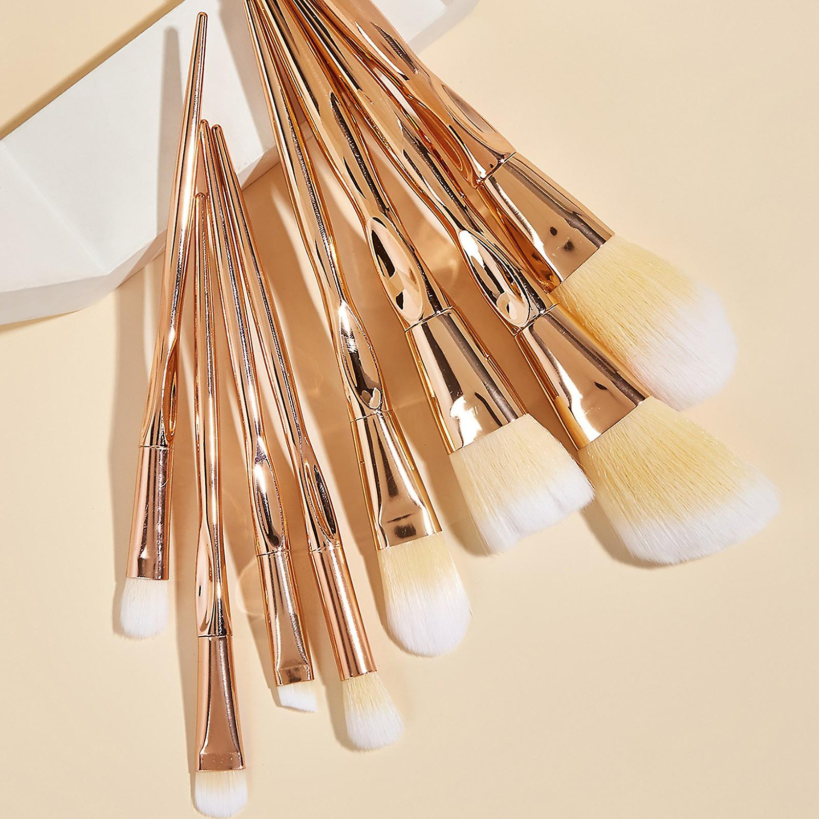 Foto 5 pulgar | Set De Brochas De Maquillaje Huoguo  8 Unidades  Para Base Y Delineador De Cejas - Venta Internacional.