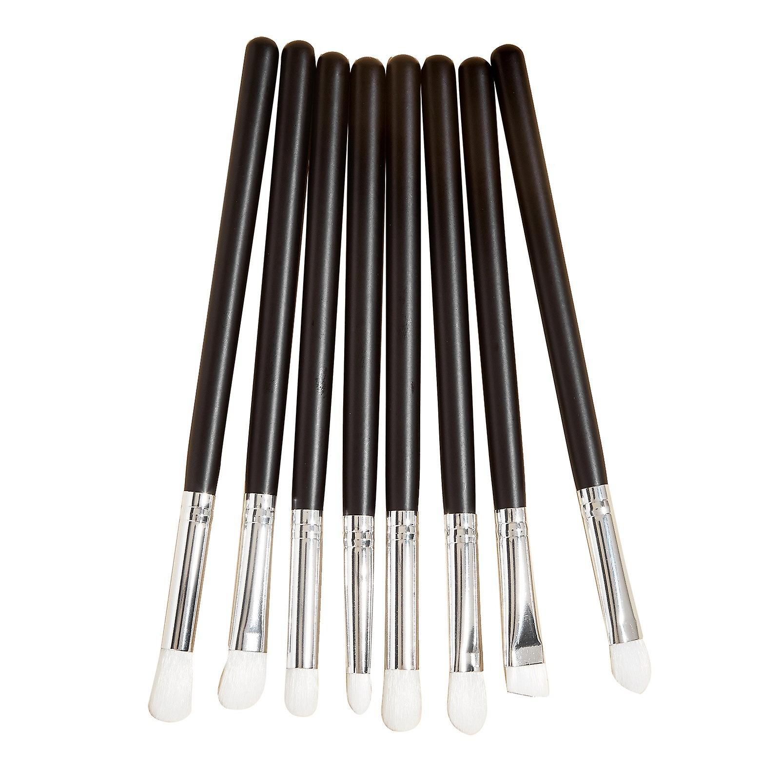 Foto 2 pulgar | Set De Brochas De Maquillaje Huoguo  8 Unidades  Para Base Y Delineador De Cejas - Venta Internacional.