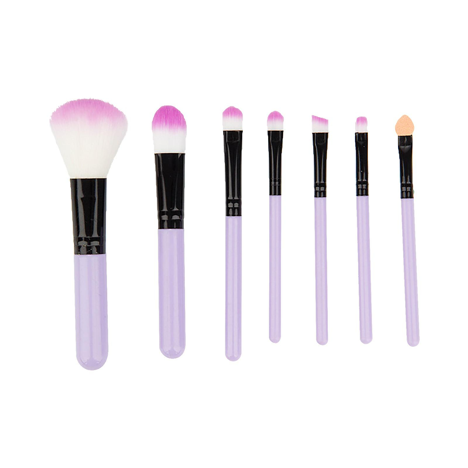 Foto 2 pulgar | Set De Brochas De Maquillaje  7 Unidades  Para Sombra De Ojos  Colorete  Polvo Suelto - Venta Internacional.