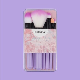 Foto 2 | Set De Brochas De Maquillaje 7 Unidades Para Sombra De Ojos Colorete Polvo Suelto - Venta Internacional.