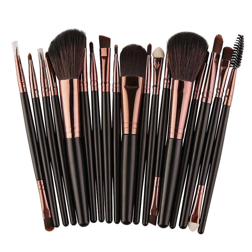 Foto 3 pulgar | Set De Brochas De Maquillaje Huoguo  18 Piezas  Lana Sintética - Venta Internacional.