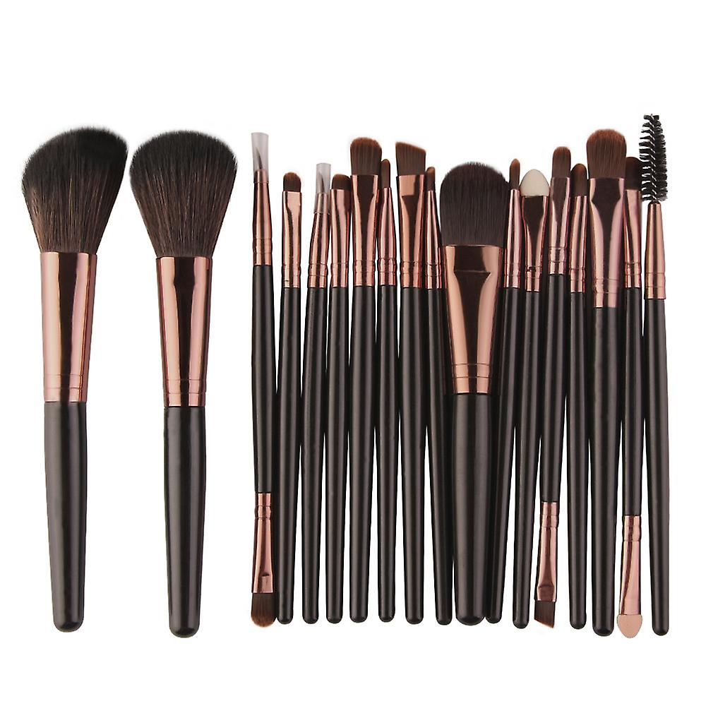 Foto 4 pulgar | Set De Brochas De Maquillaje Huoguo  18 Piezas  Lana Sintética - Venta Internacional.
