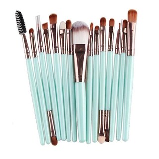 Foto 2 | Juego De Brochas De Maquillaje Huoguo 15 Unidades Kit De Maquillaje De Pelo De Cabra - Venta Internacional.