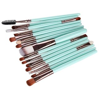 Foto 3 | Juego De Brochas De Maquillaje Huoguo 15 Unidades Kit De Maquillaje De Pelo De Cabra - Venta Internacional.